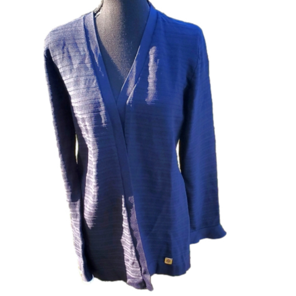 NWT TOMMY HILFIGER Navy blue Tommy cardigan NEW medium